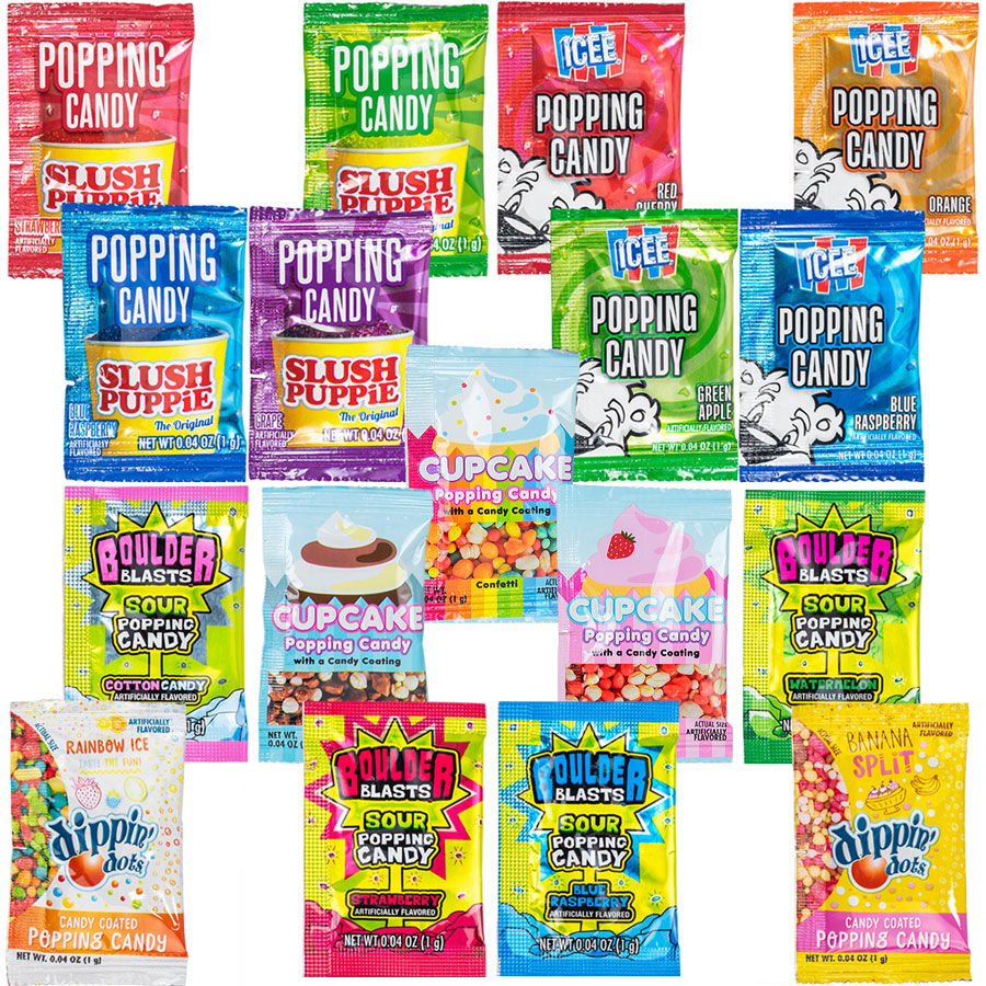 Popping Candy Mix in 2in Capsule (250pcs)